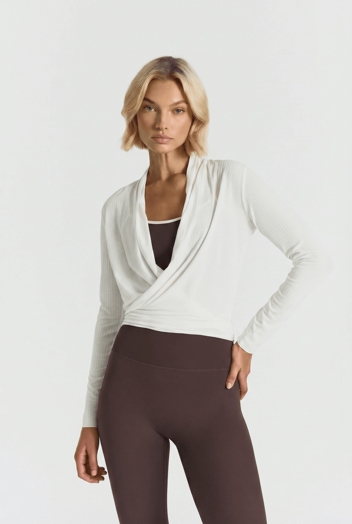 Seamless Ballet Wrap Top