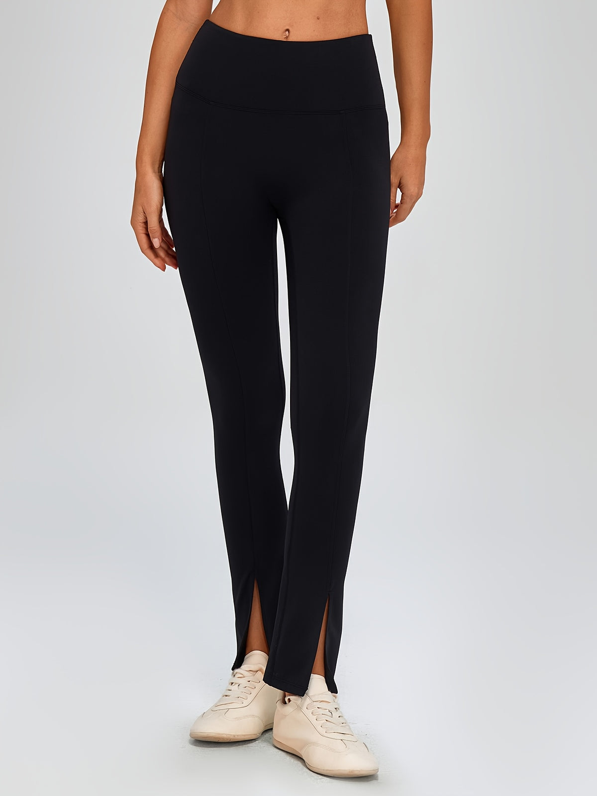 Side Slit High Waist Leggings