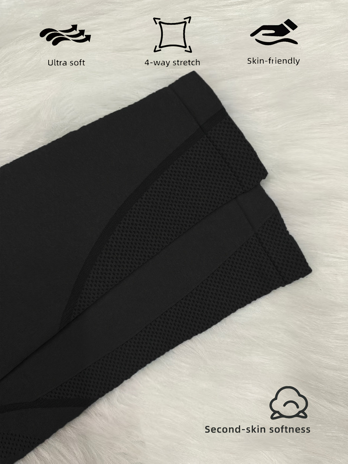Cropped Tank & Leggings Set - Black