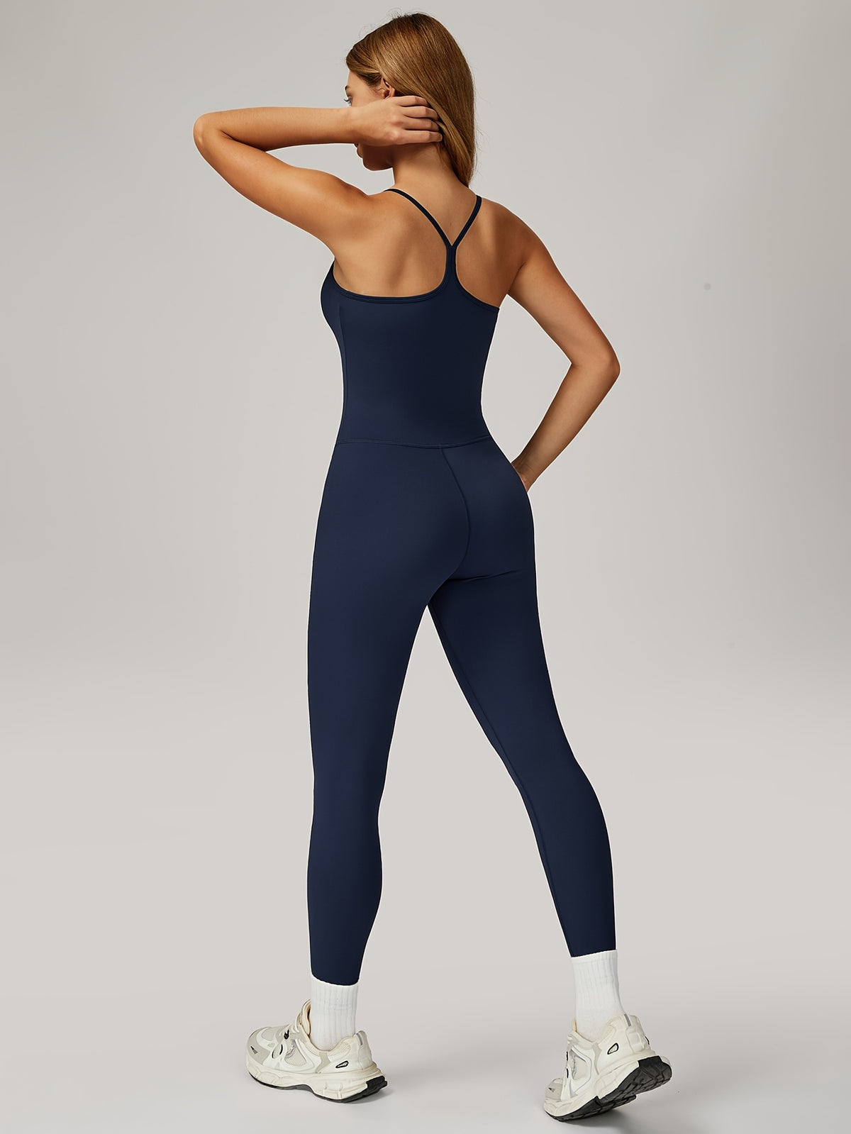 Cami Full Length Bodysuit - Navy