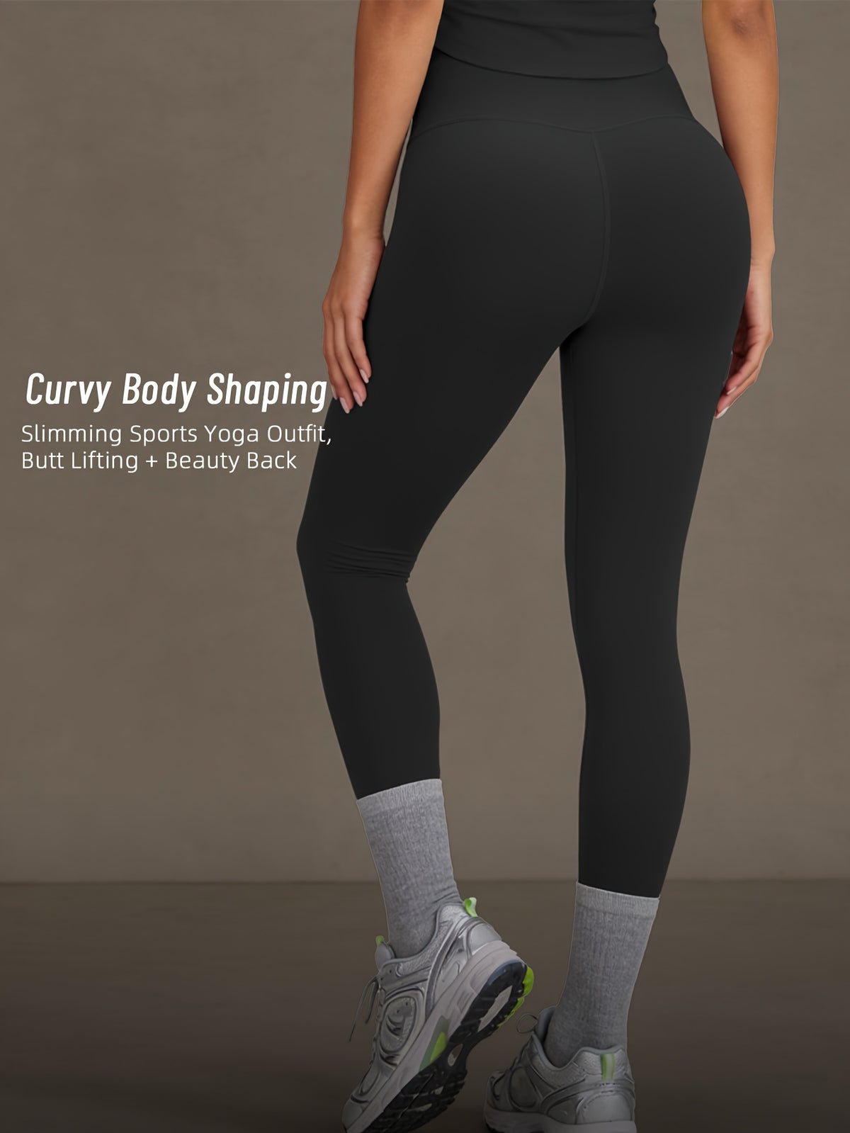 Mesh Cutout Tee & High Waist Leggings Set - Black