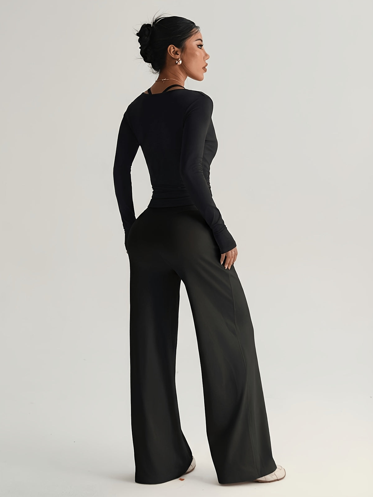 Long Sleeve Fitted Top & Leggings Set