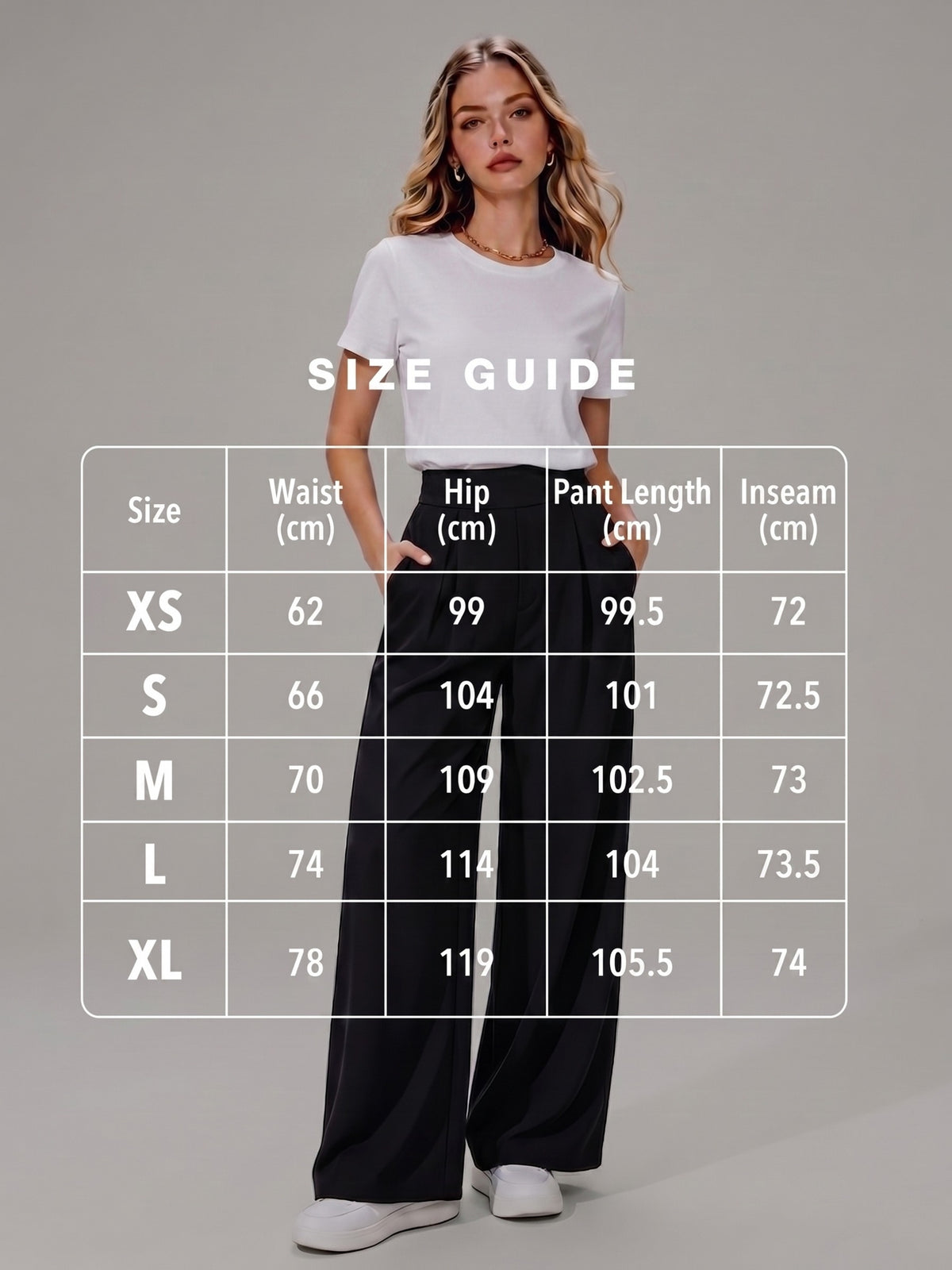 2 Pack Pleated Wide Leg Pocket Pants - Black