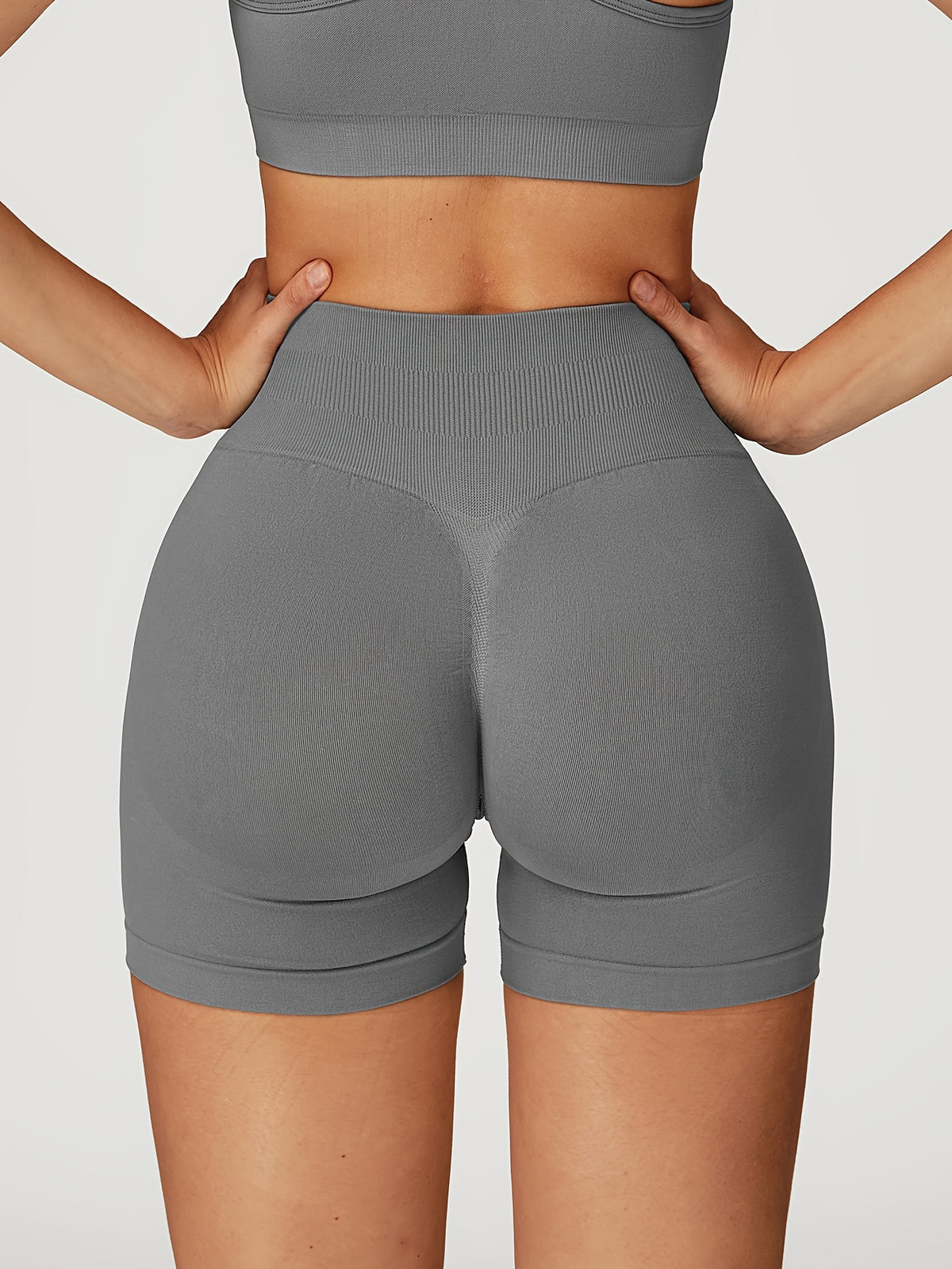Cropped Cami & Shorts Set - Lead Grey