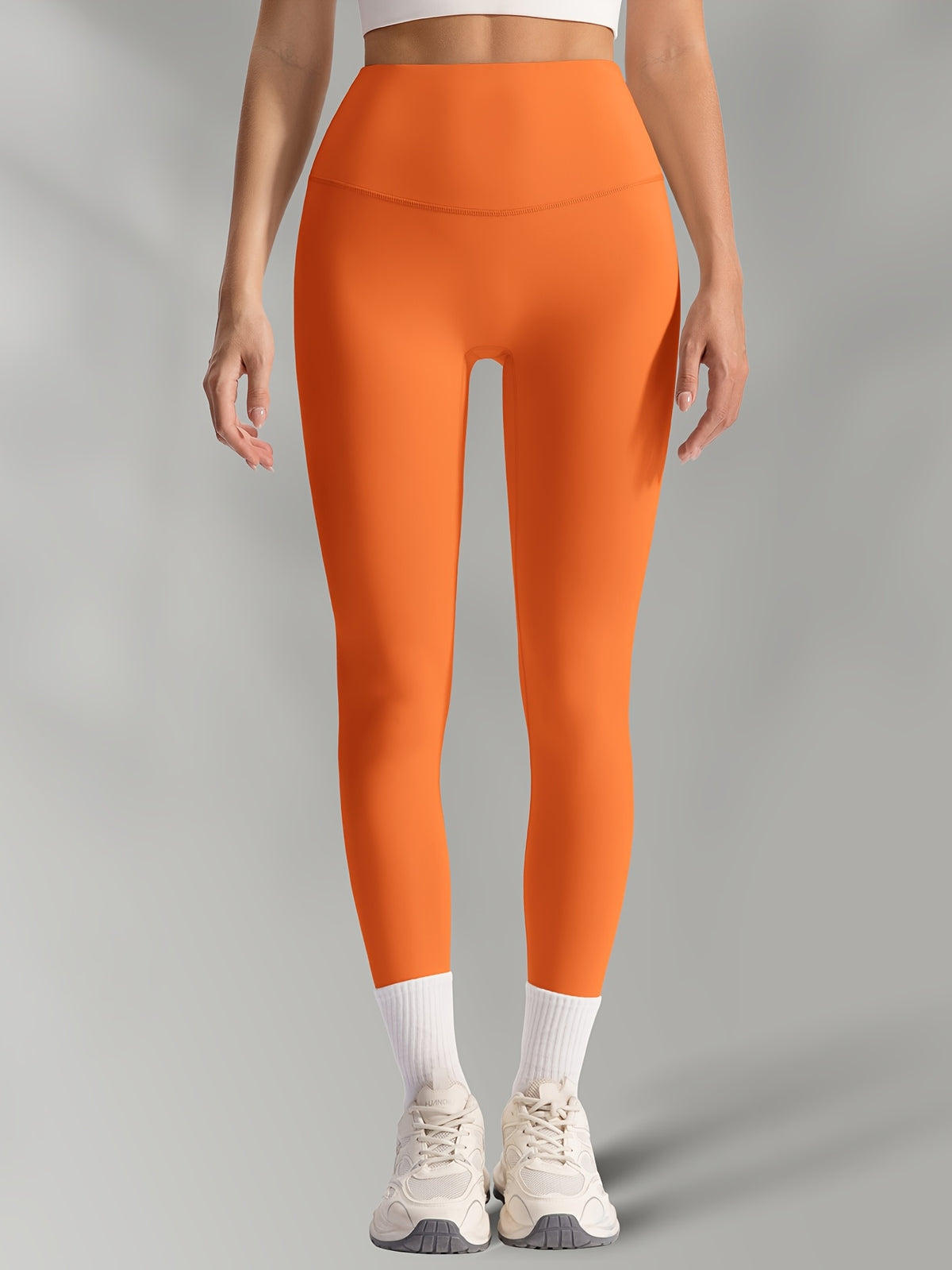 Buttery Soft High Waist Leggings - Orange