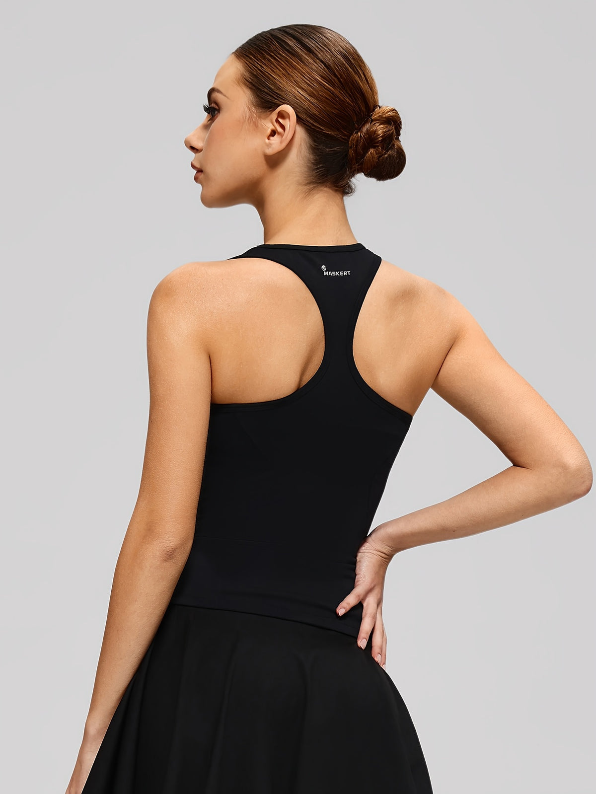Form Fitting Sports Cami - Black