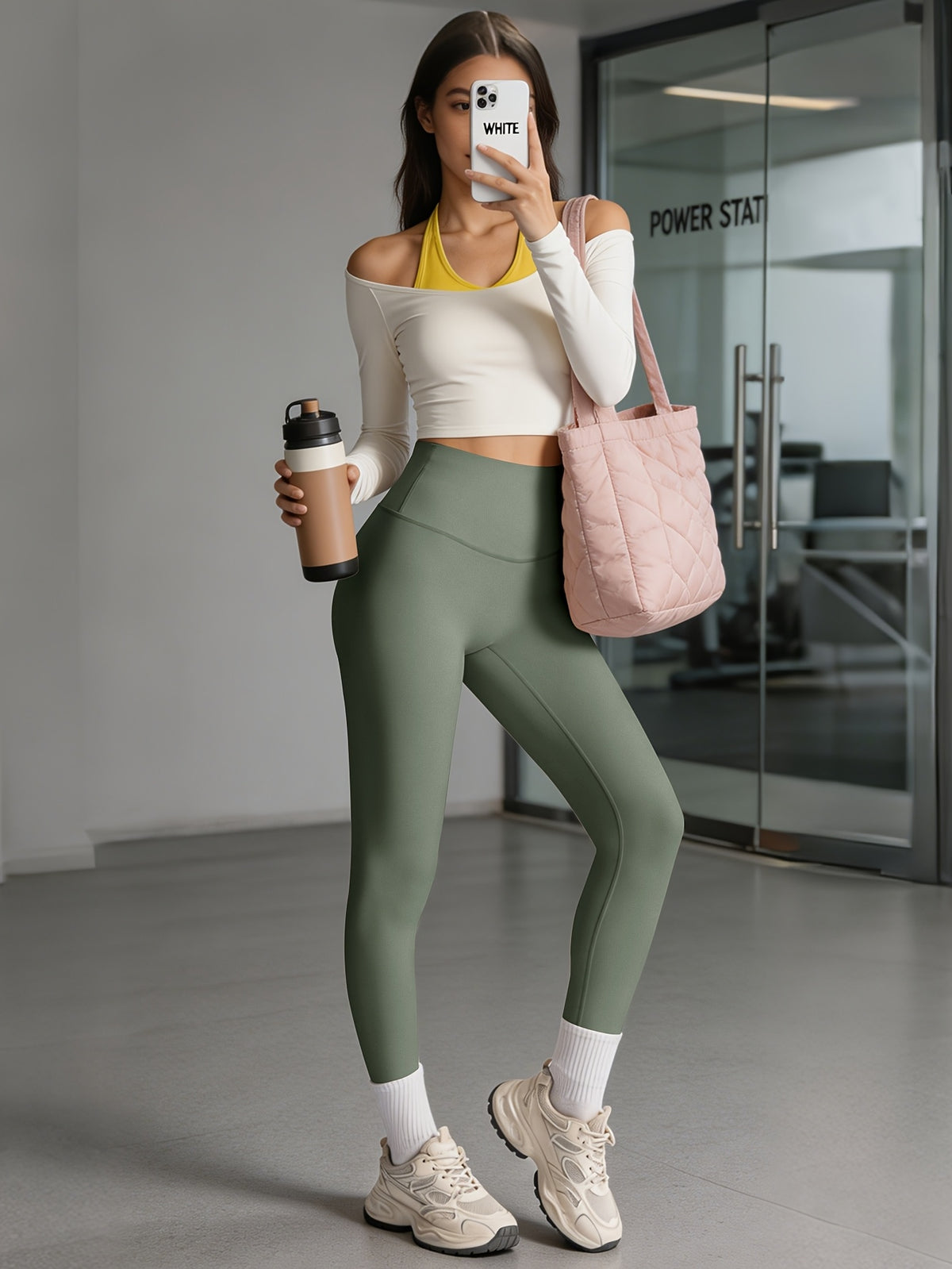 Buttery Soft High Waist Leggings - Sage Green