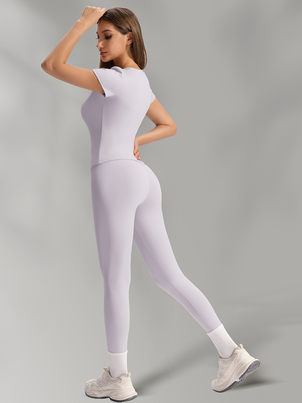 Buttery Soft High Waist Leggings - Lavender