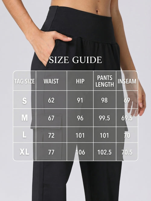 2 Pack Cargo Joggers With 4 Pockets - Black
