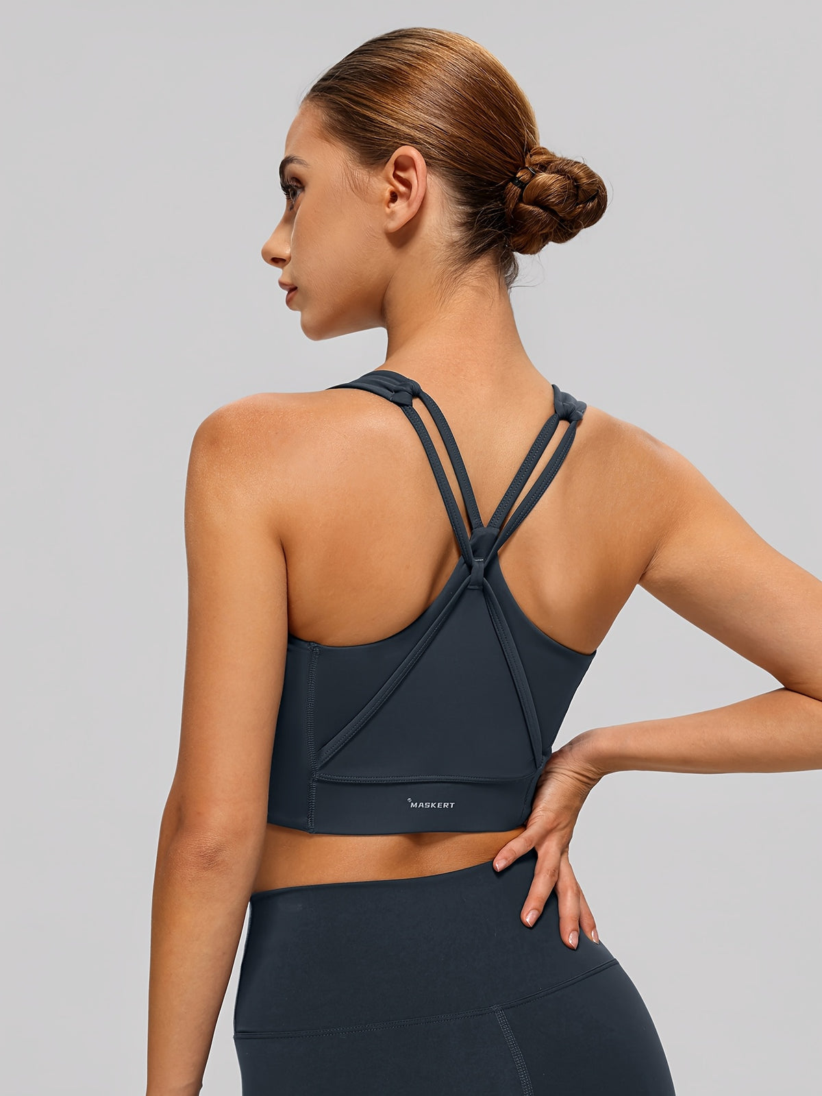 Sports Bra Base Layer Vest - Sea Blue