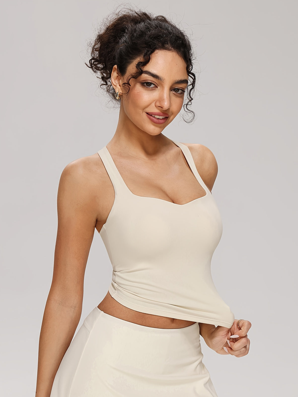 Lightweight Sports Vest - Apricot