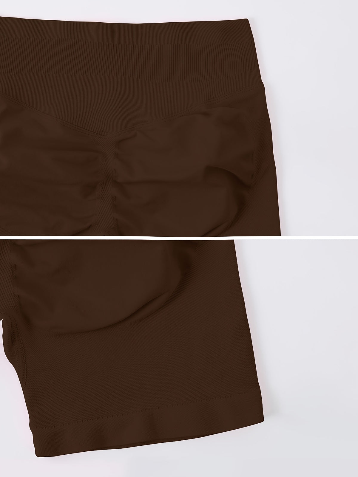 Seamless Peach Lift Biker Shorts - Mocha Brown