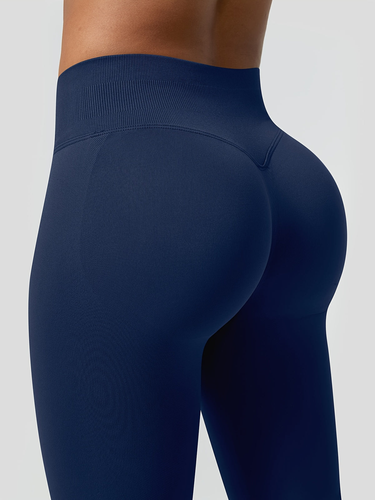 2 Pack High Waist Flare Leggings - Navy & Black
