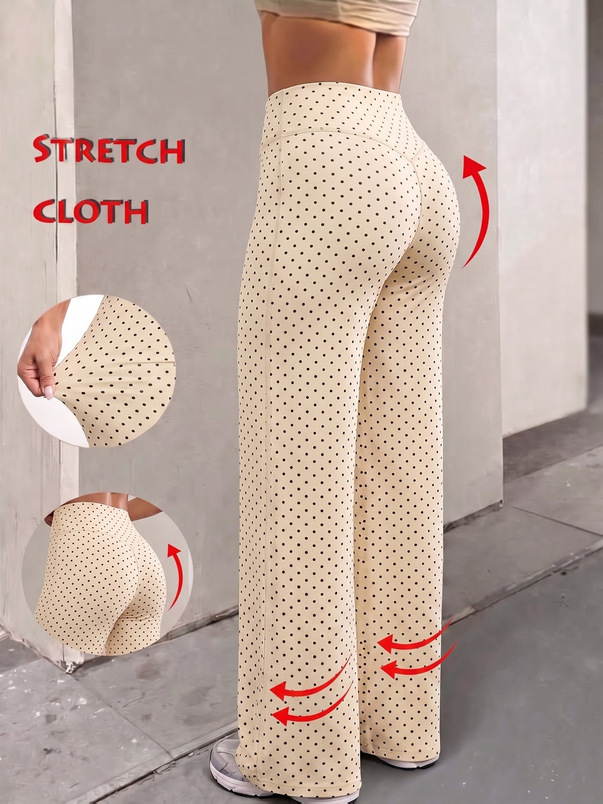 Soft Plush Tummy Control Leggings - As Shown