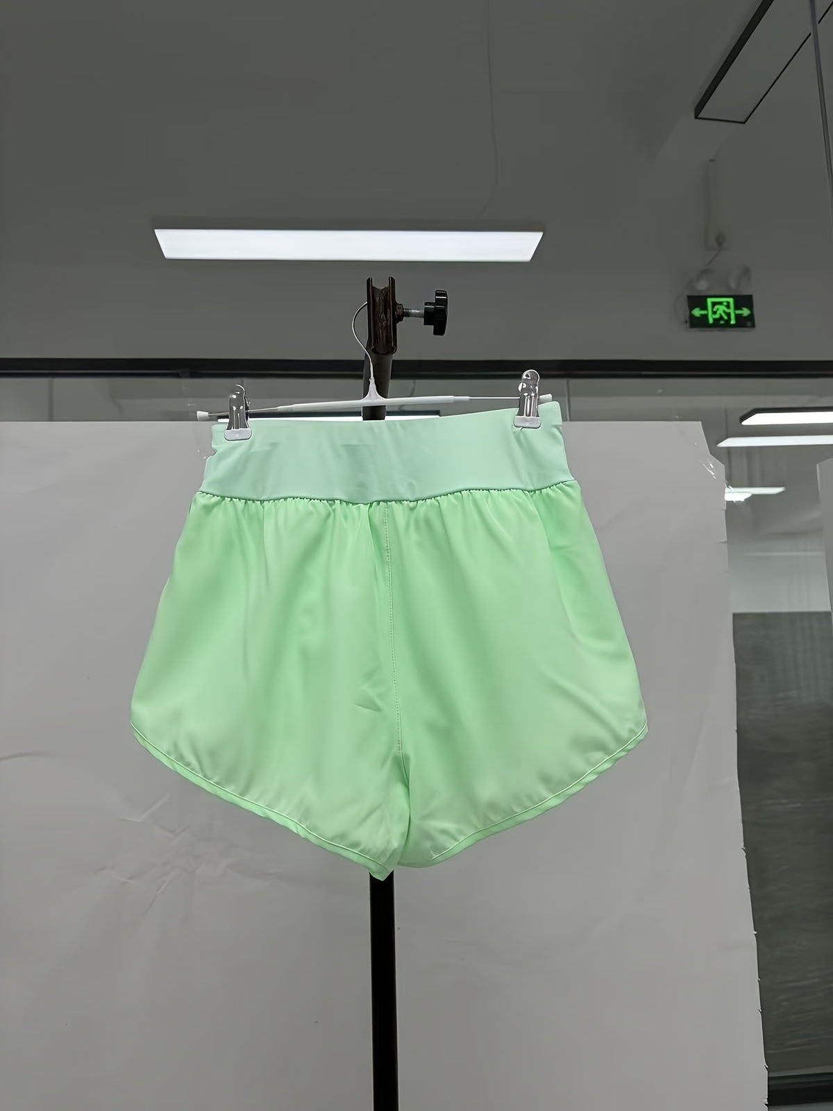 Loose Fit Yoga Shorts - Sage Green