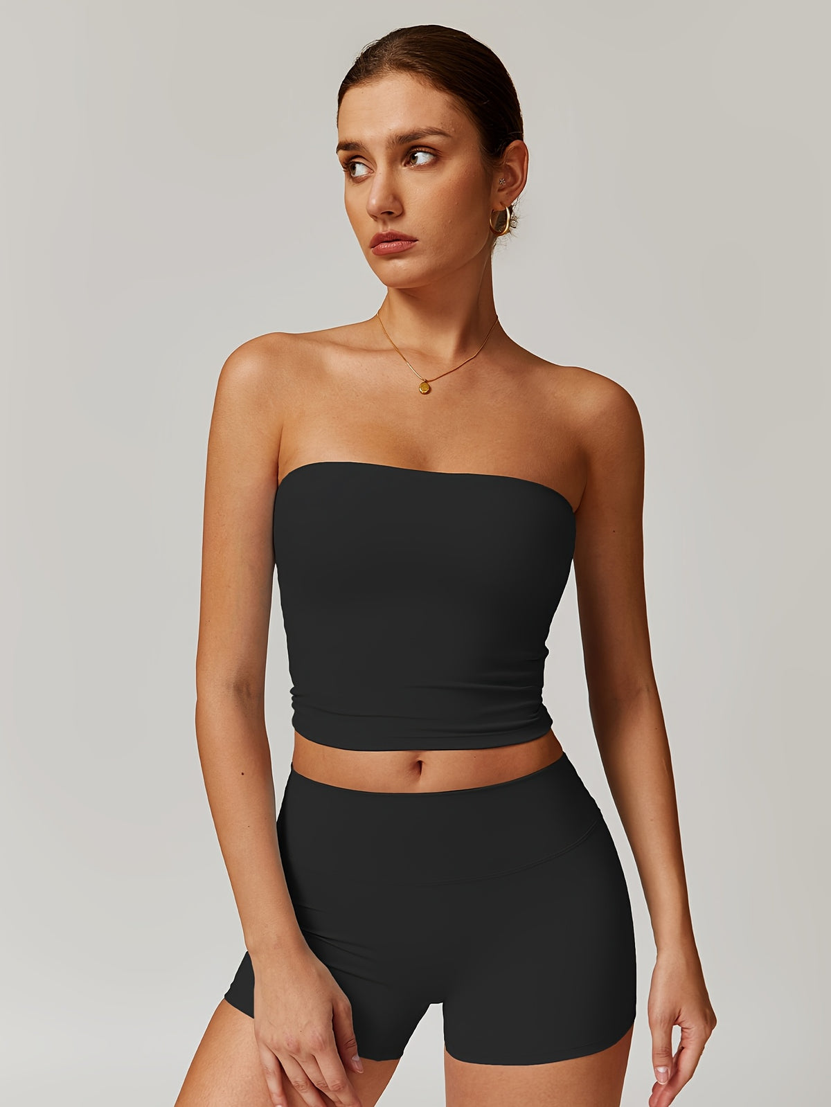 High Stretch Vest Set - Black