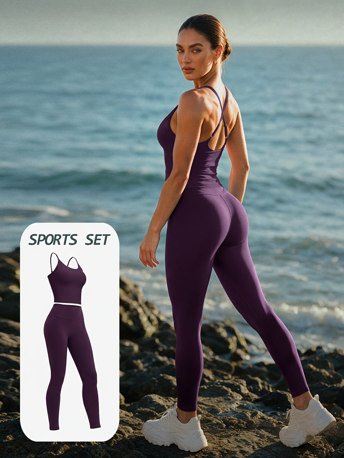 Long Sleeve Crop & Wide Leg Pants Set