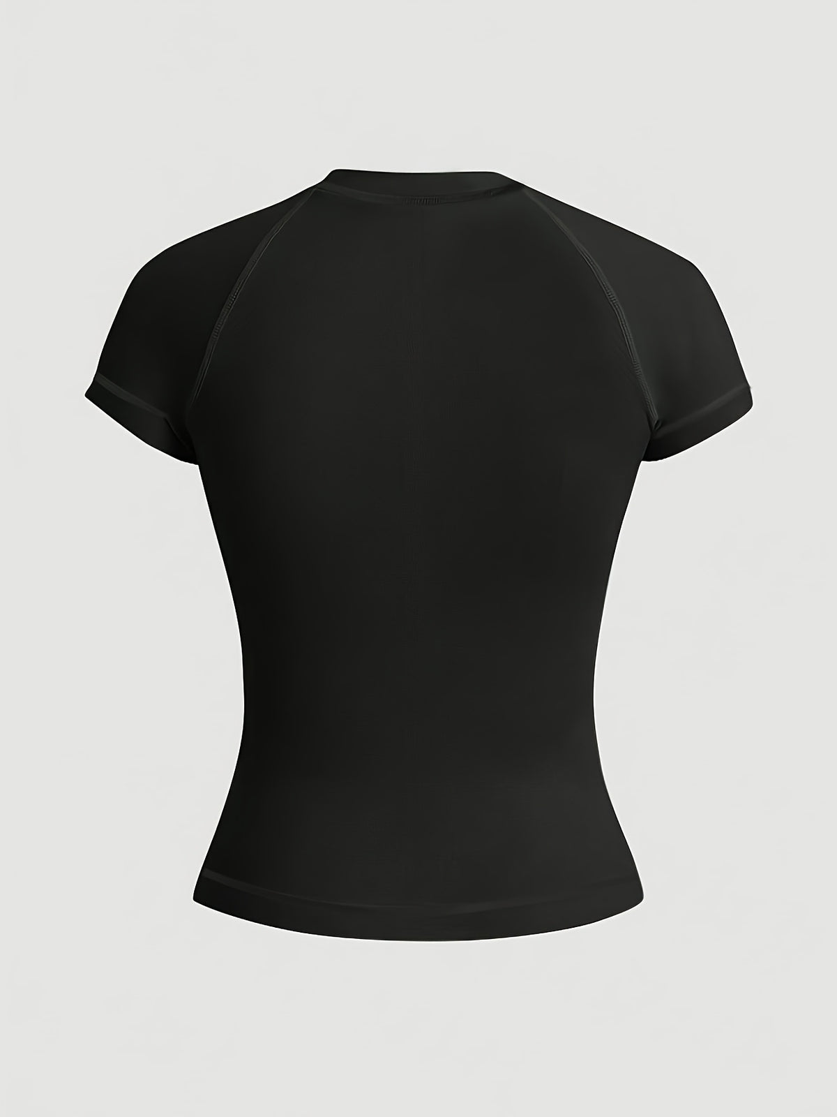 3 Pack Solid Fitted Athletic Tees - Black, Dark Gray & Light Gray