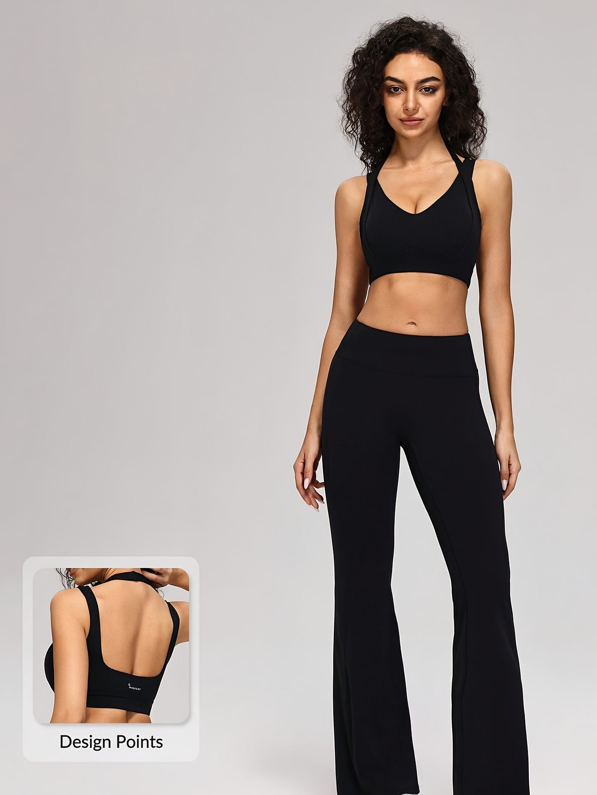 Essential Top & Trousers Set - Black