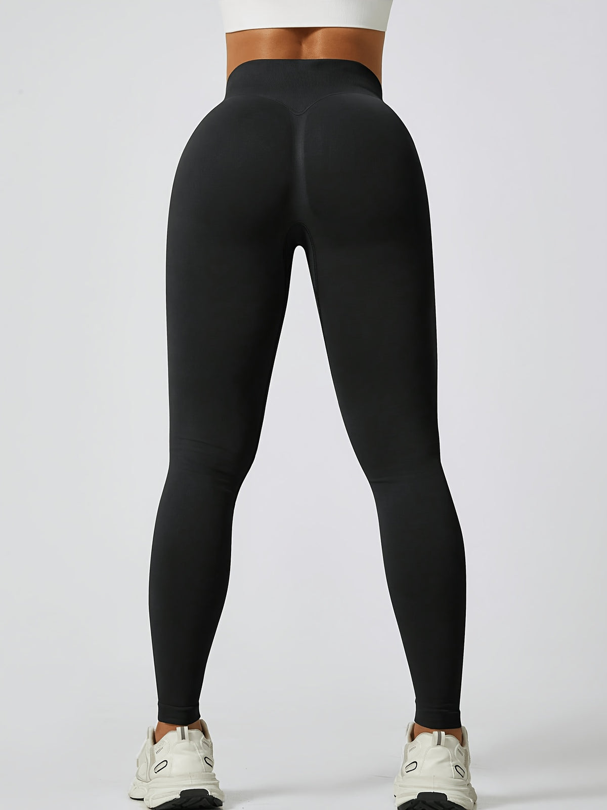 2 Pack Ribbed Shorts & Leggings - Black