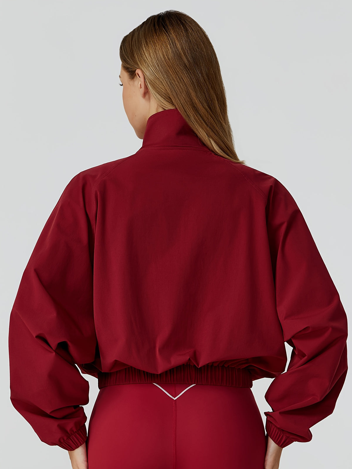 Relaxed Fit Jacket - Brick Red
