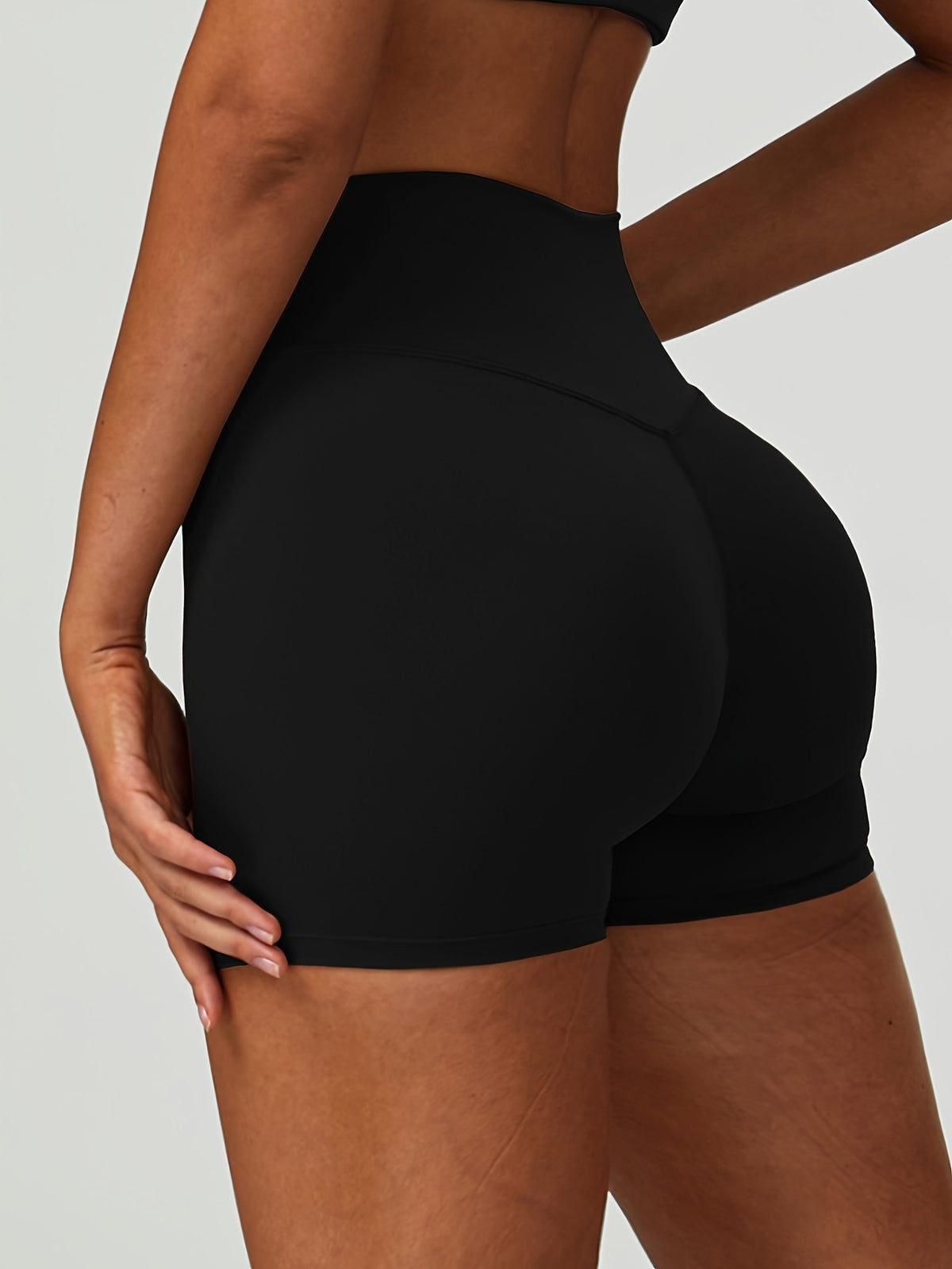 Compression Workout Shorts - Ink Black