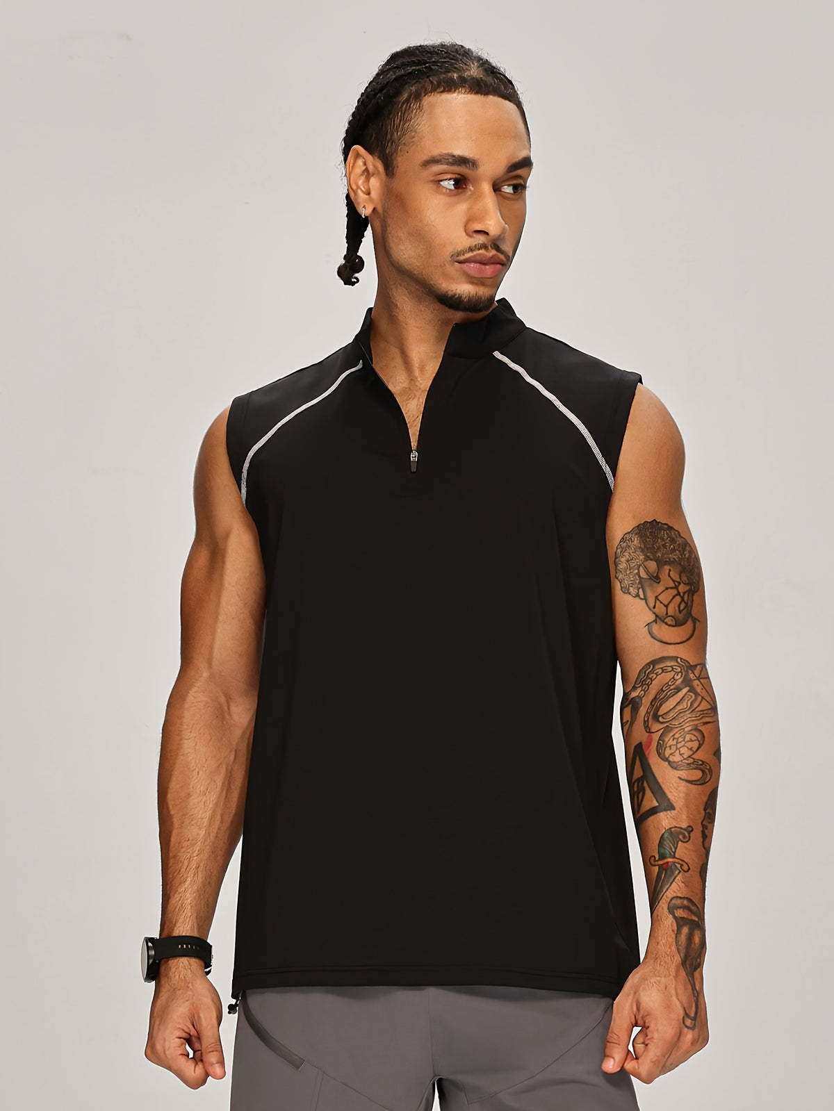 Men's Half Zip Training Vest