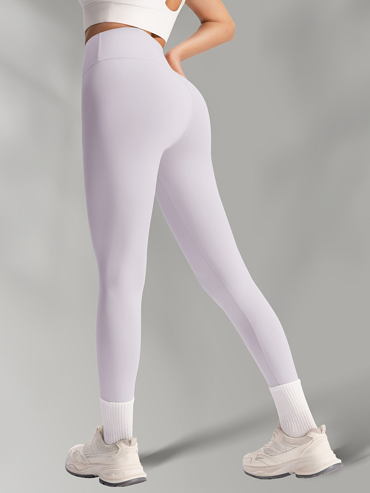 Buttery Soft High Waist Leggings - Lavender