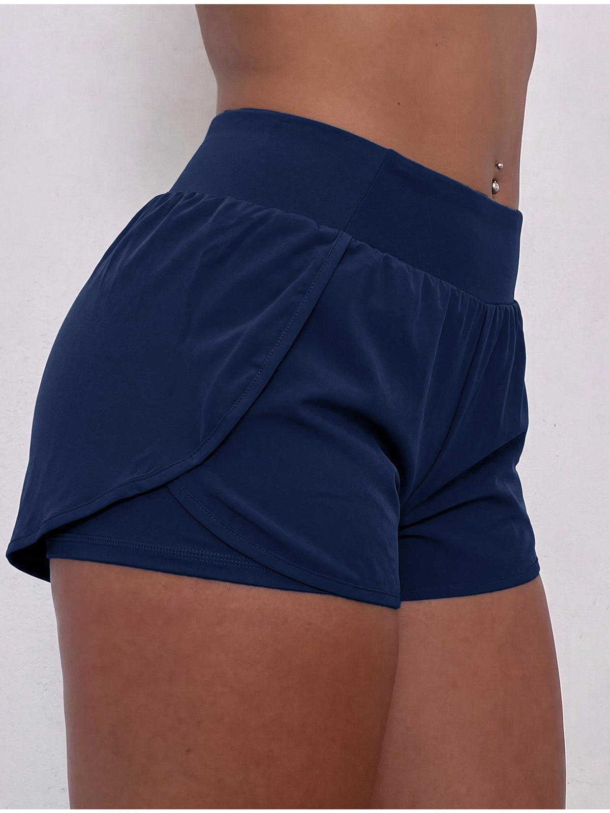 Pocket 2-in-1 Anti-Peek Sport Skort - Navy