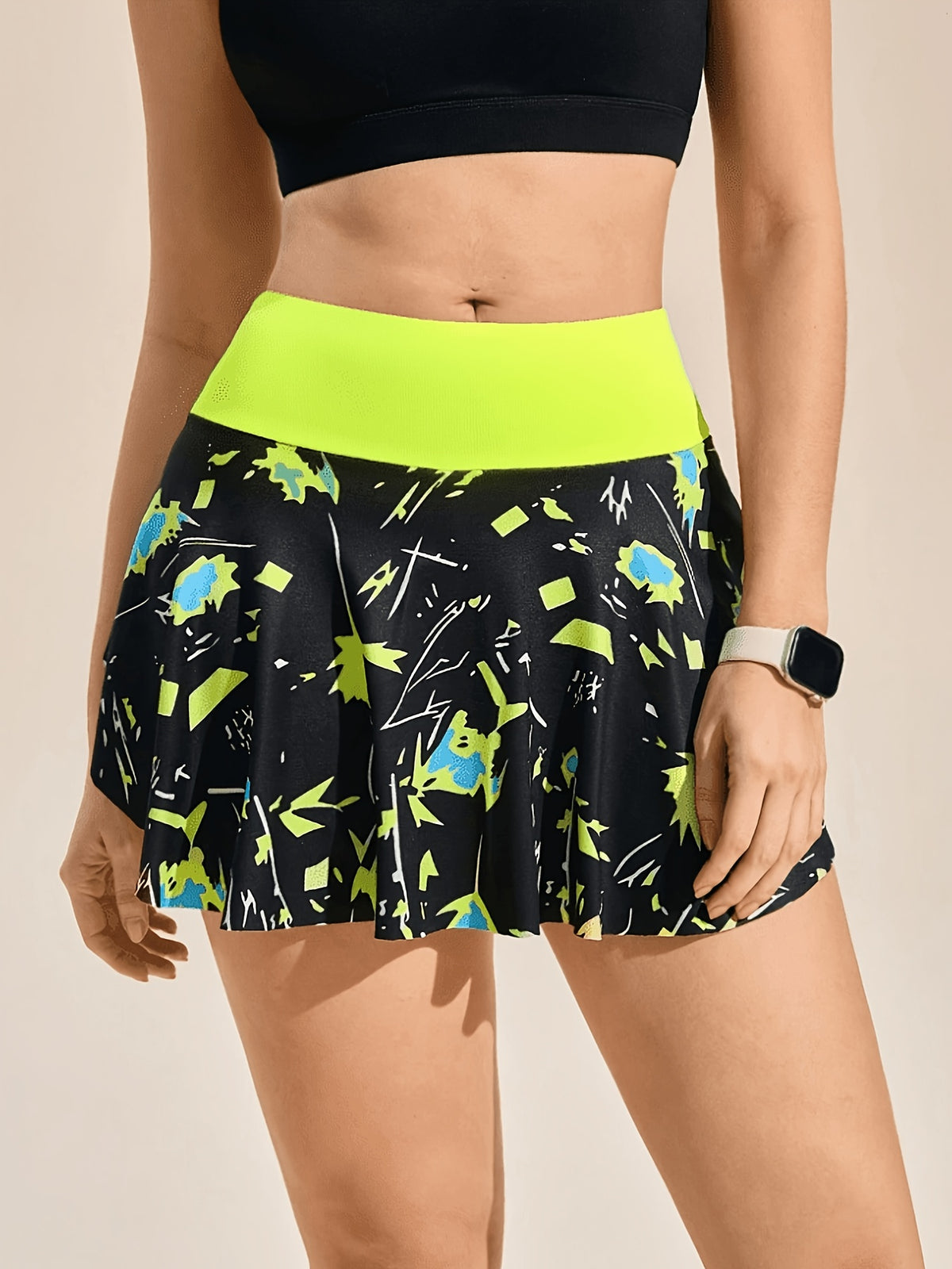 Print Pocket Tennis Skort - Print