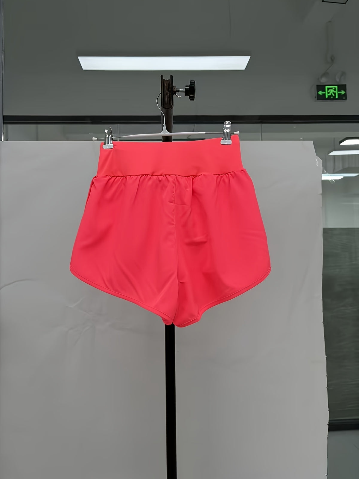 Loose Fit Yoga Shorts - Watermelon Red