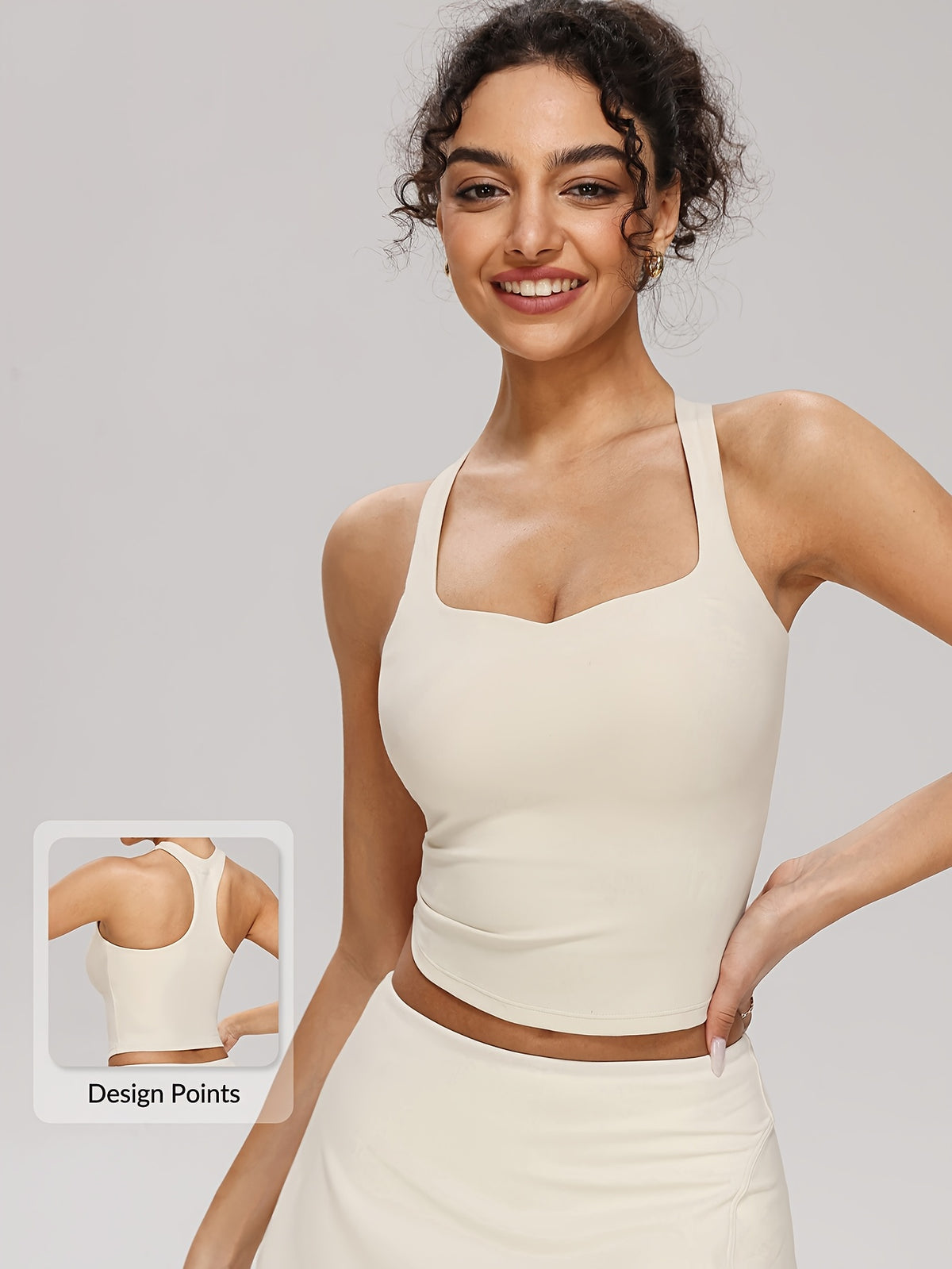 Lightweight Sports Vest - Apricot