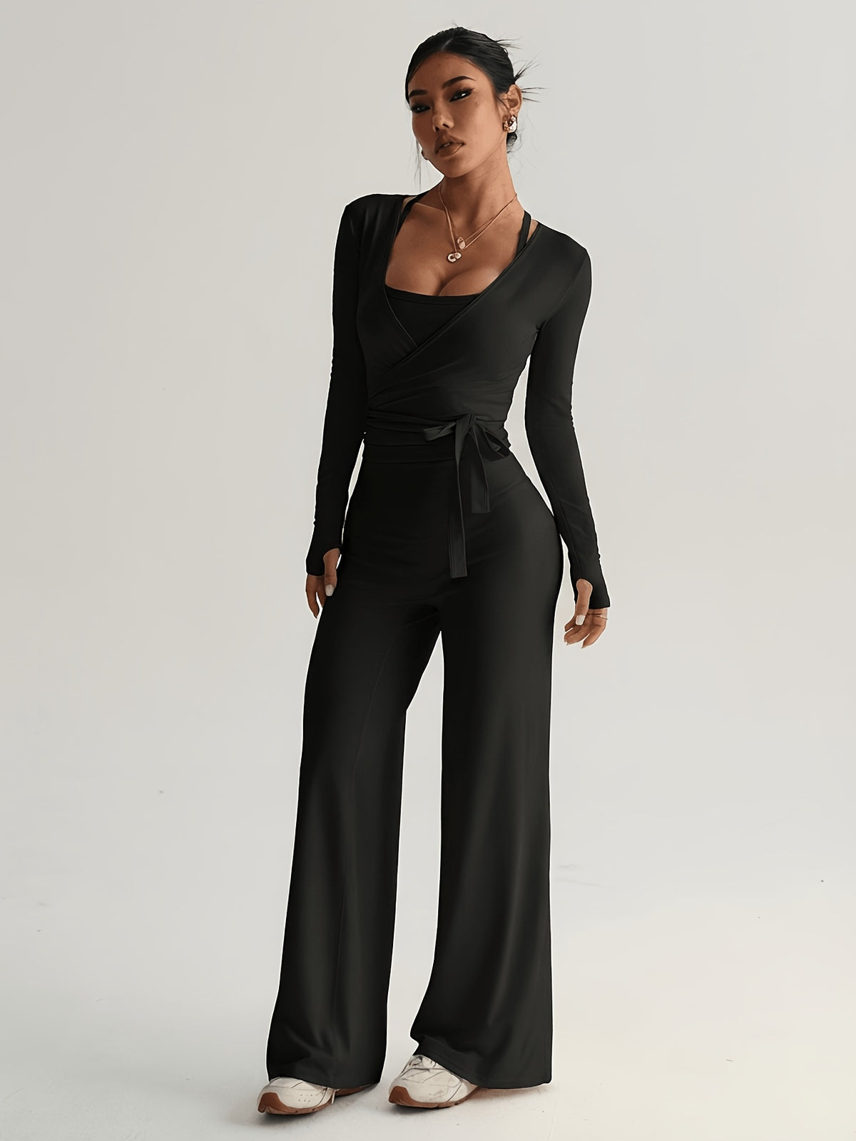 Long Sleeve Fitted Top & Leggings Set