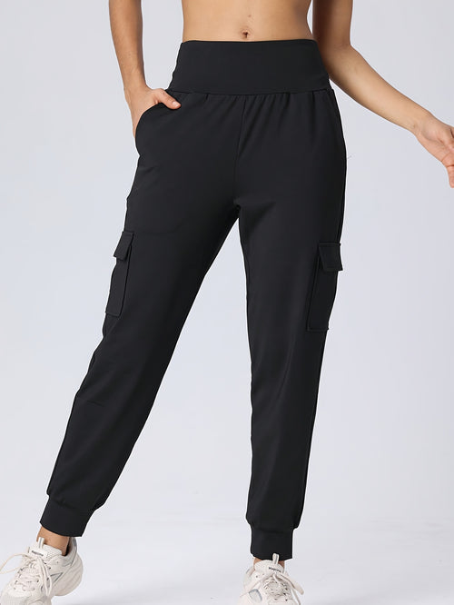 2 Pack Cargo Joggers With 4 Pockets - Black