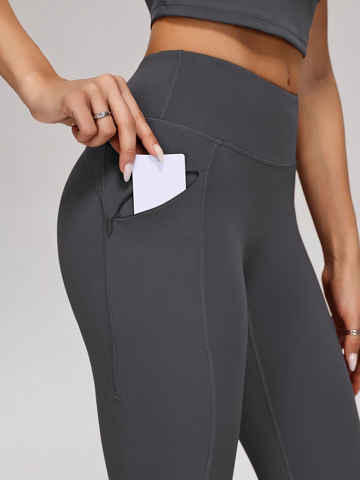 Lightweight Cami & Pants Set - Lead Grey