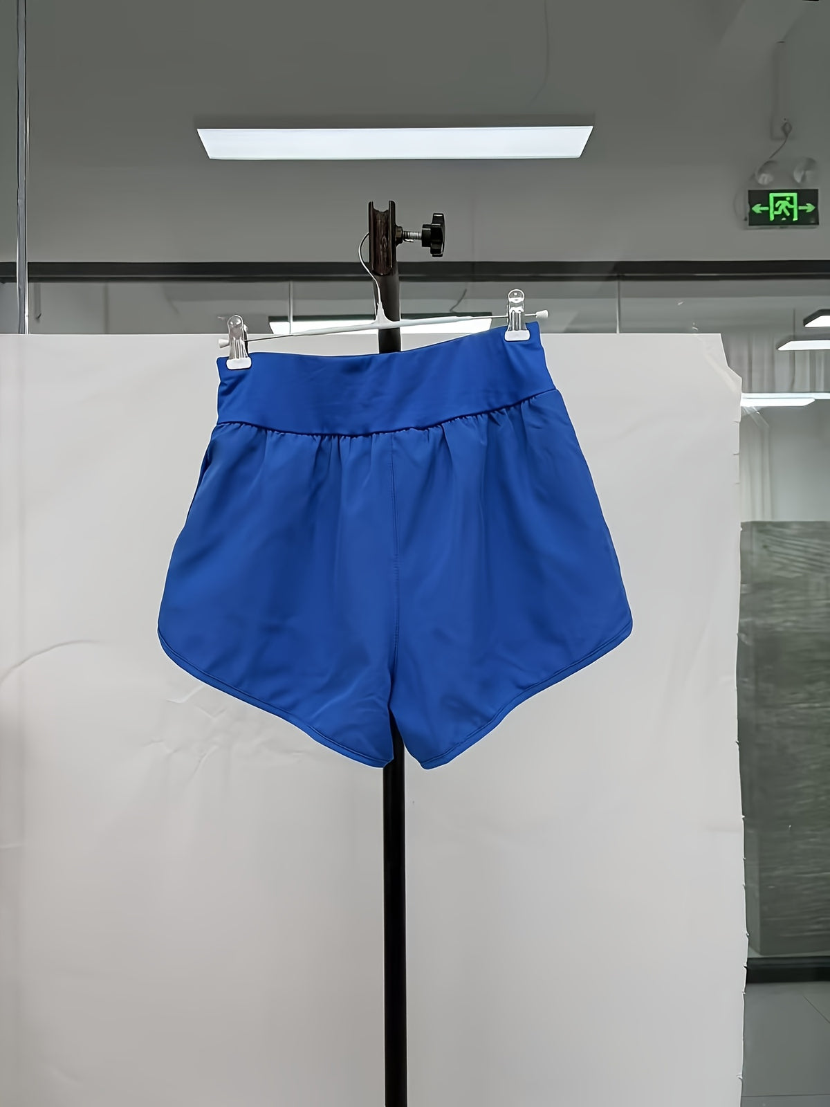 Loose Fit Yoga Shorts - Royal Blue