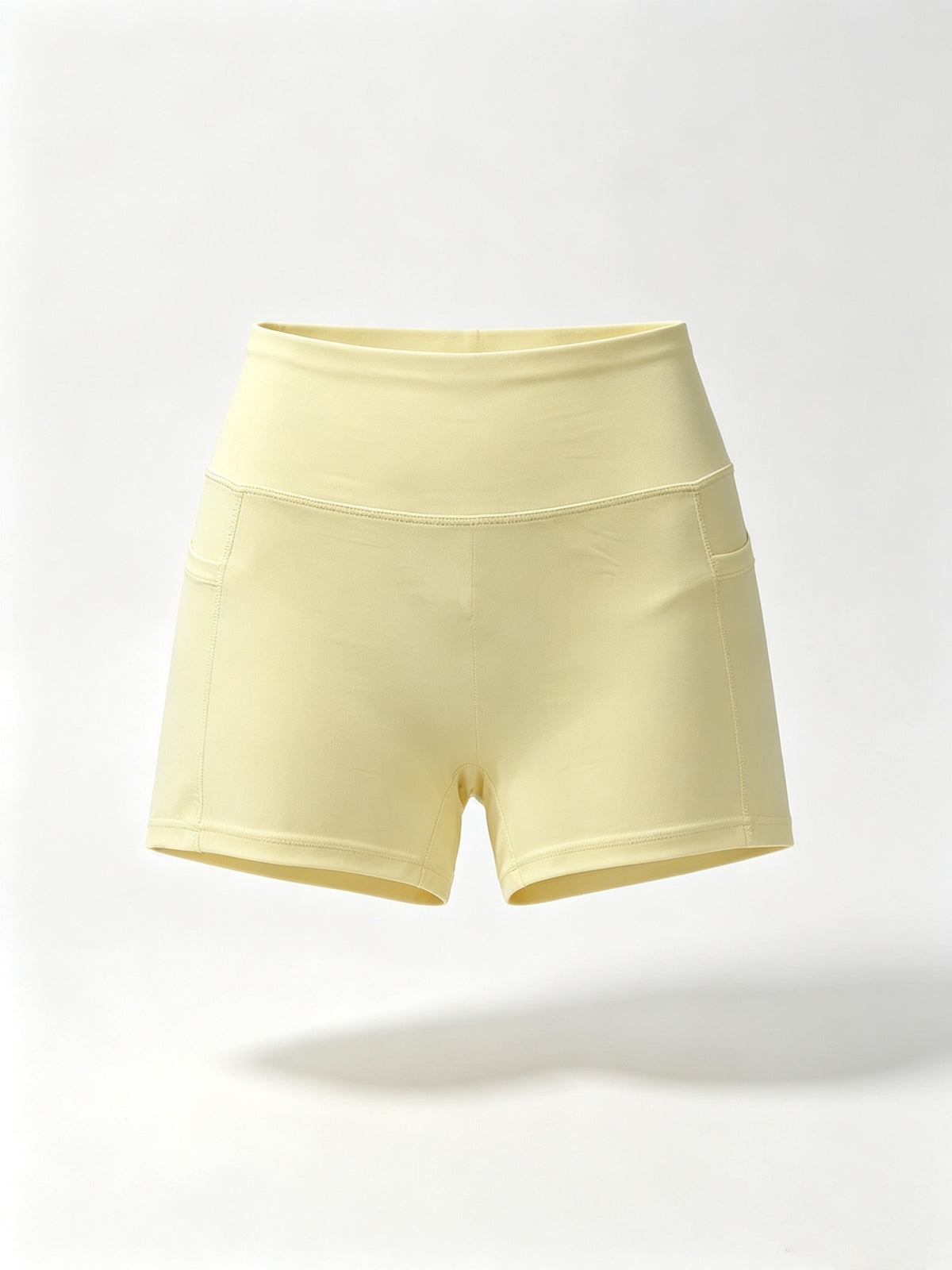 Polo Collar Pleated Tennis Dress - Light Yellow