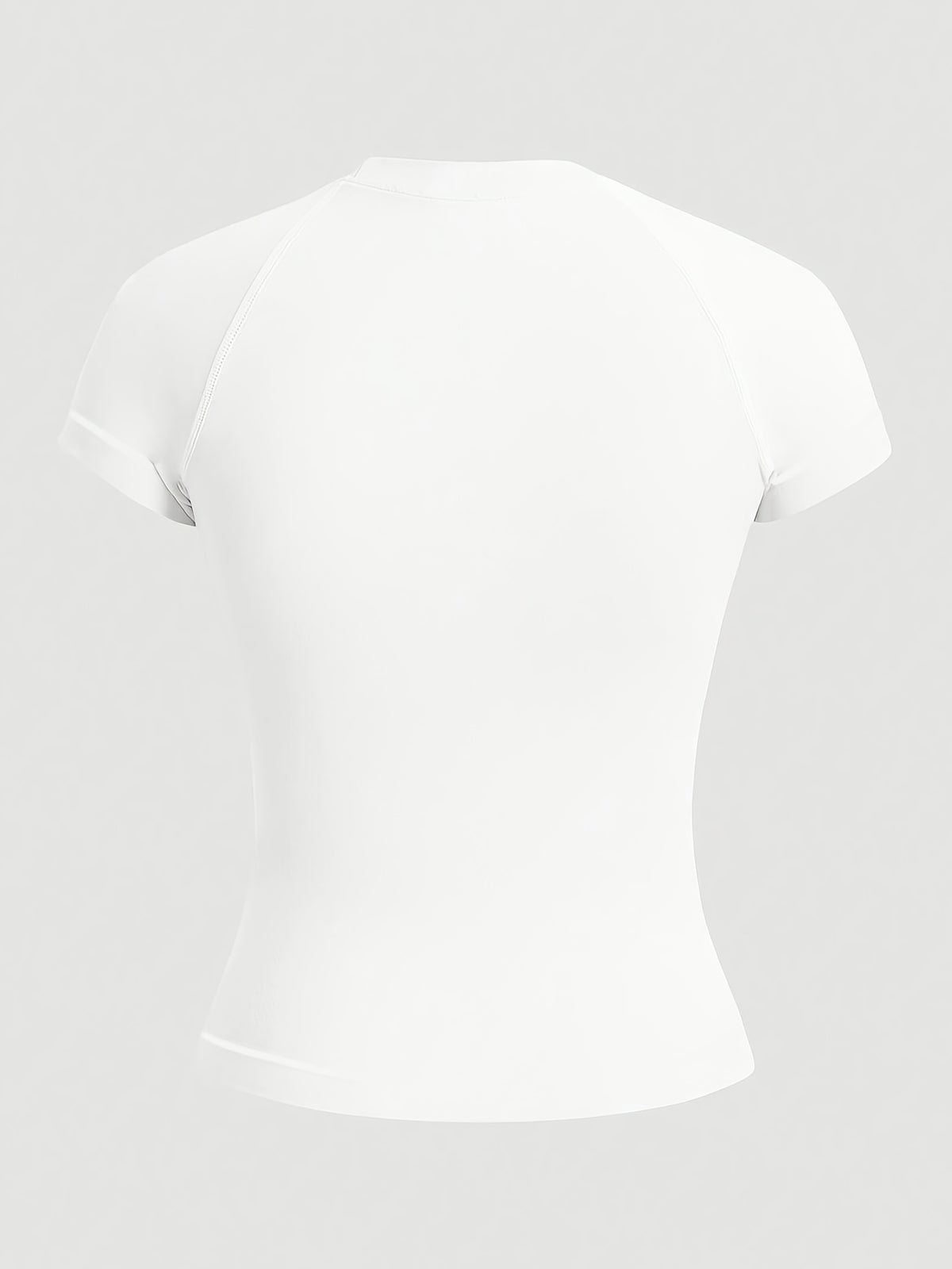 3 Pack Solid Fitted Athletic Tees - Black, White & Light Gray
