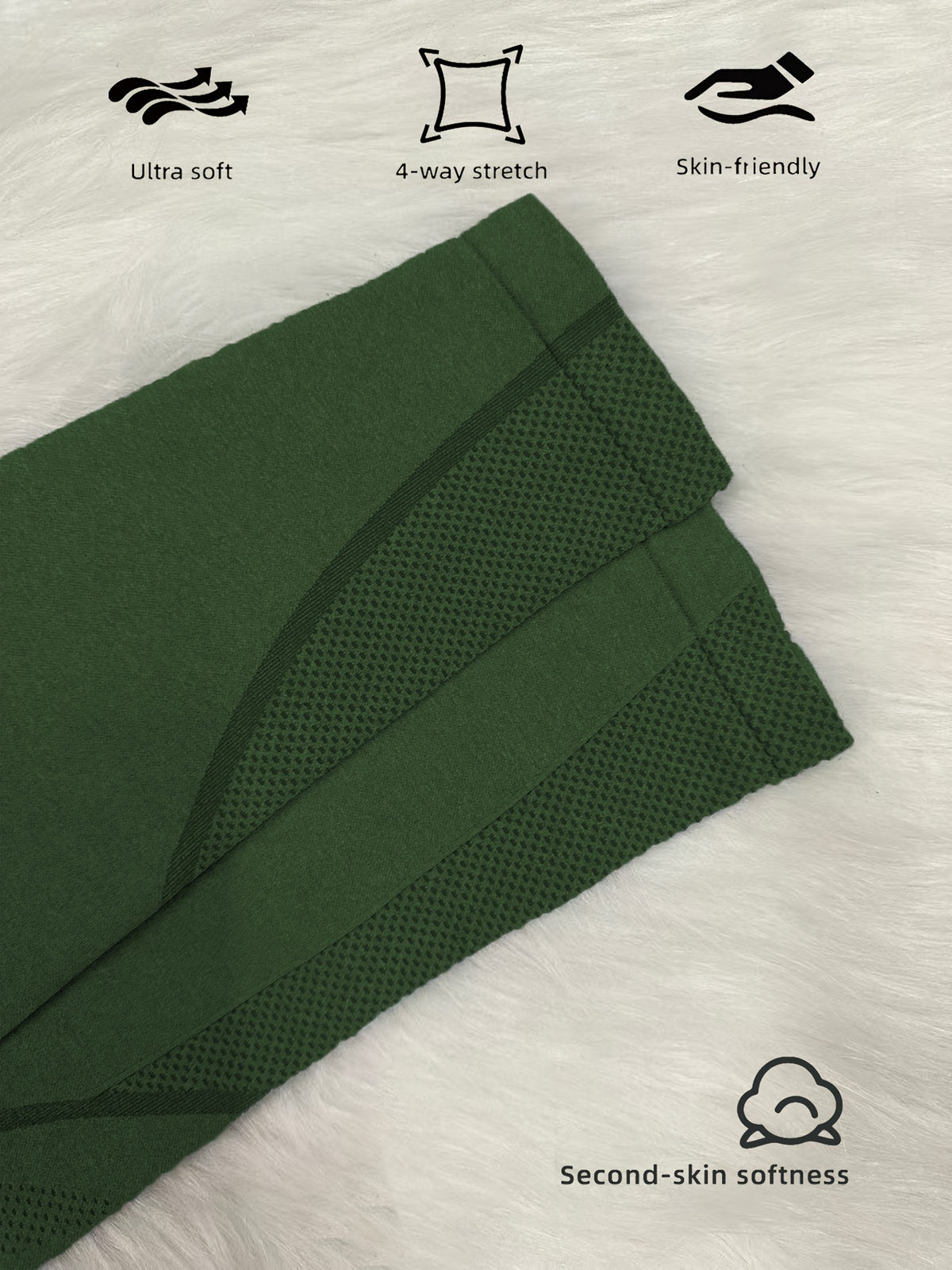 Cropped Tank & Leggings Set - Fern Green