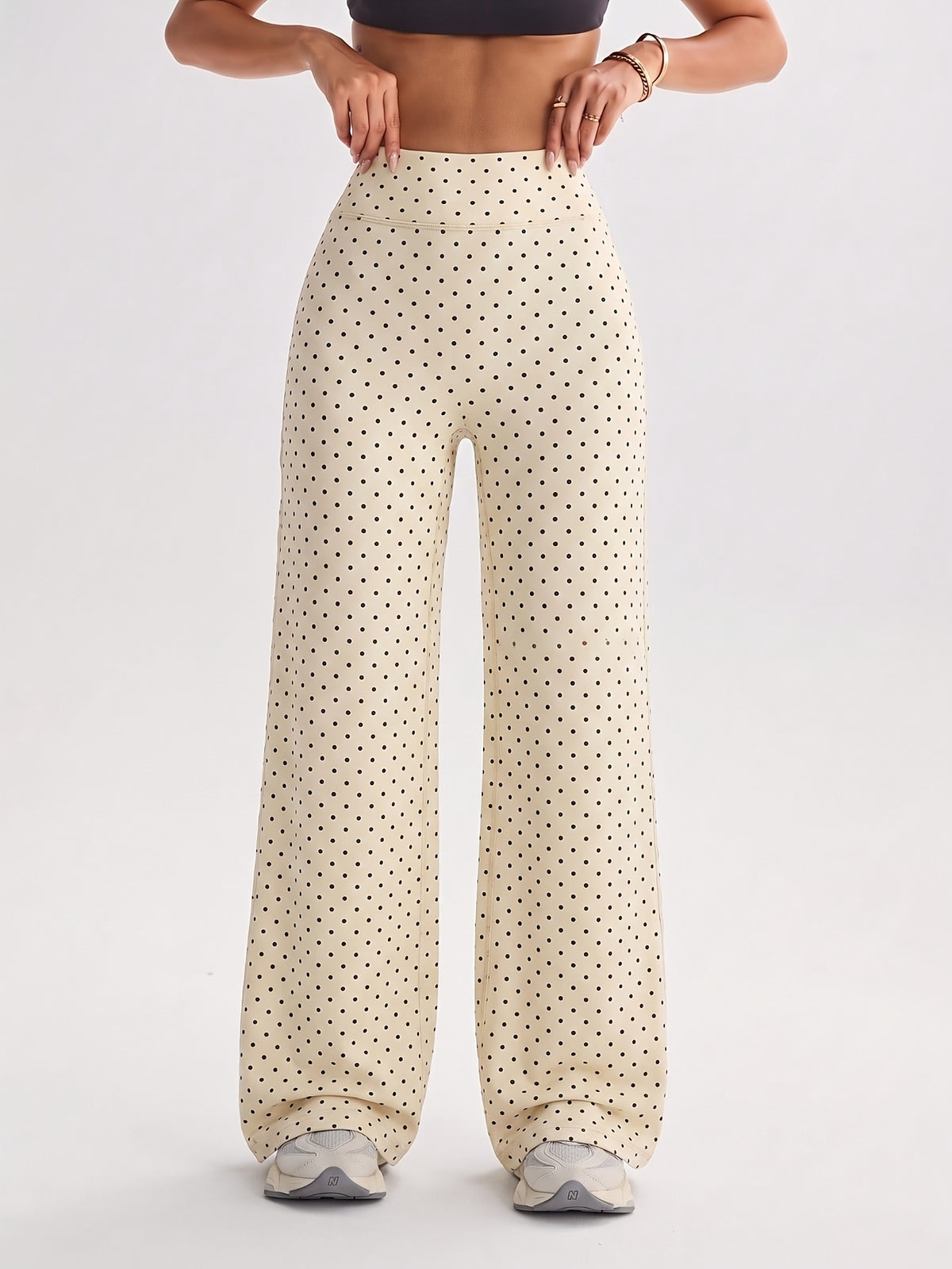 Soft Plush Tummy Control Leggings - As Shown