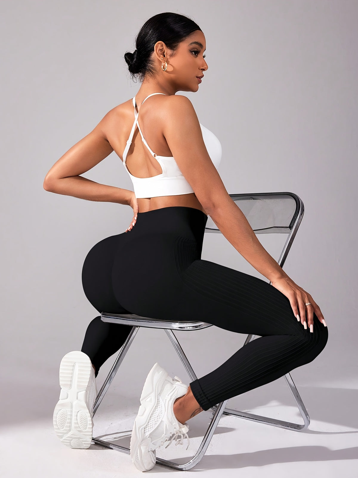 Seamless Sculpt Leggings - Black