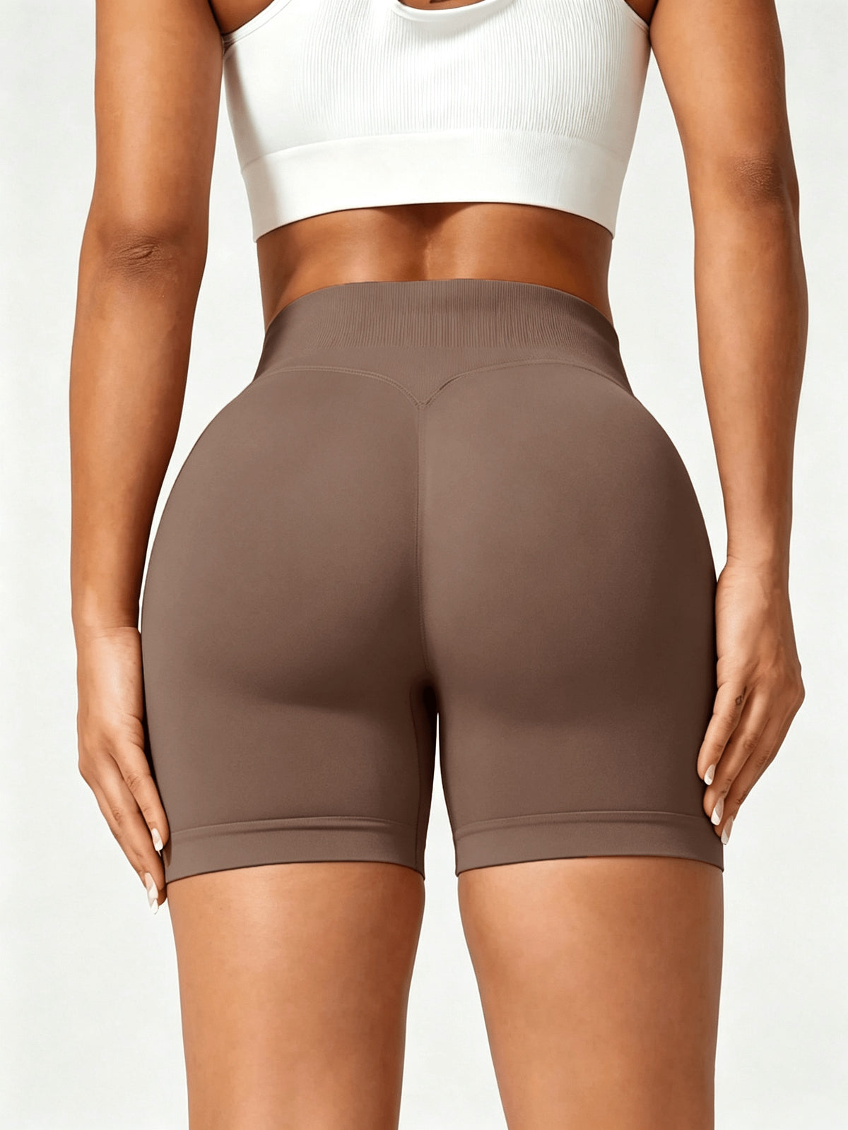 Scrunch Butt Sculpt Shorts - Coffee