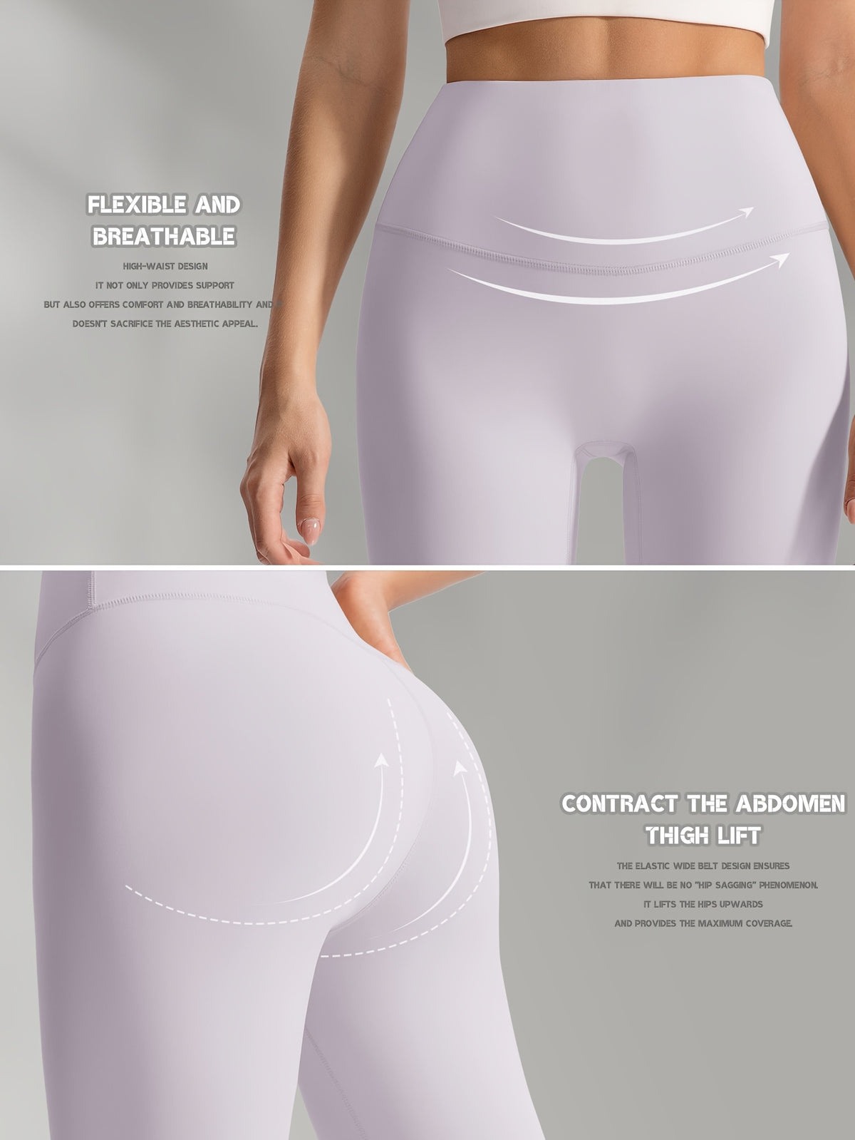 Buttery Soft High Waist Leggings - Lavender