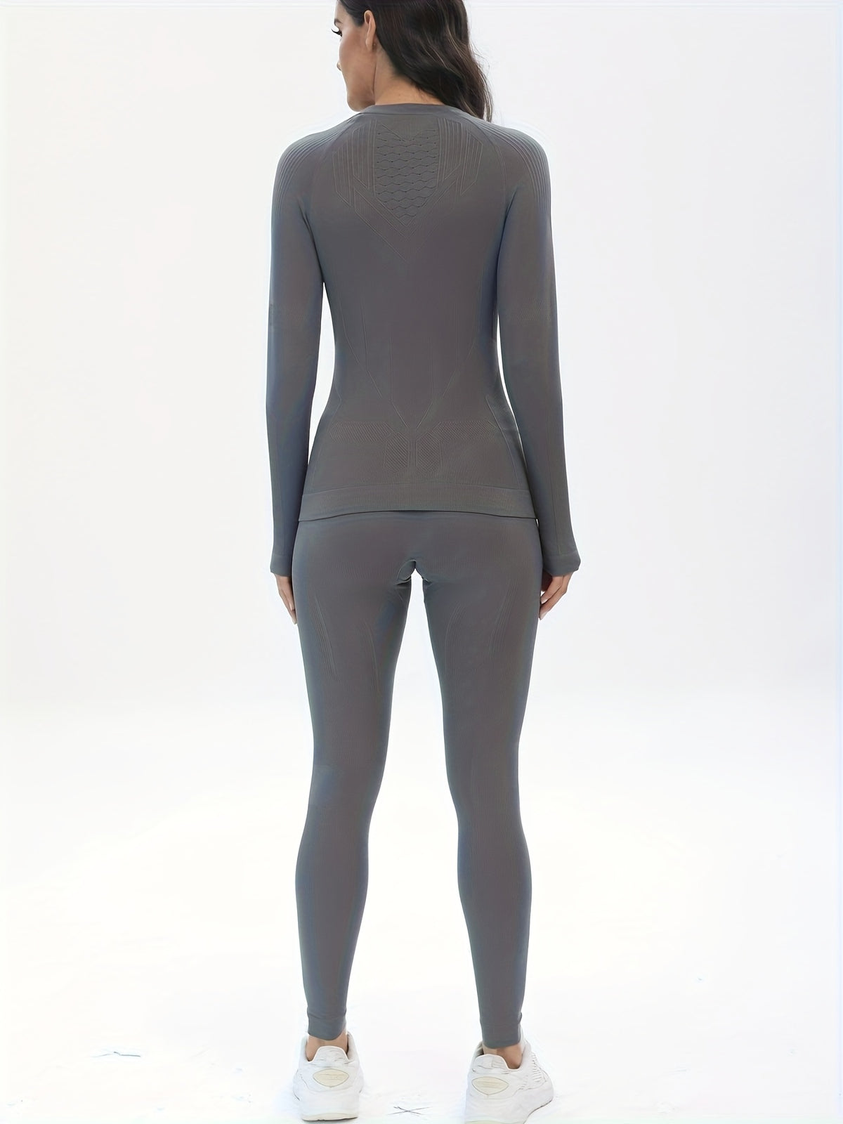 Winter Ski Thermal Base Layer Set - Dark Gray