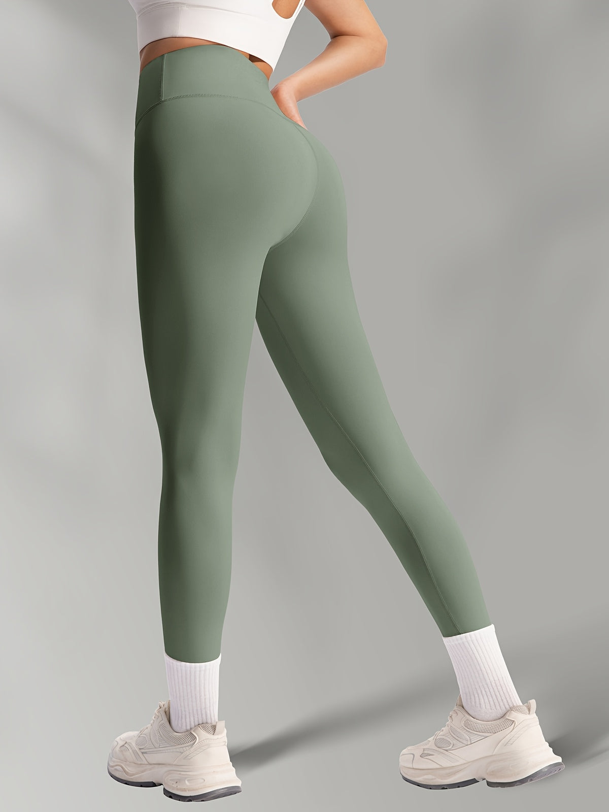 Buttery Soft High Waist Leggings - Sage Green