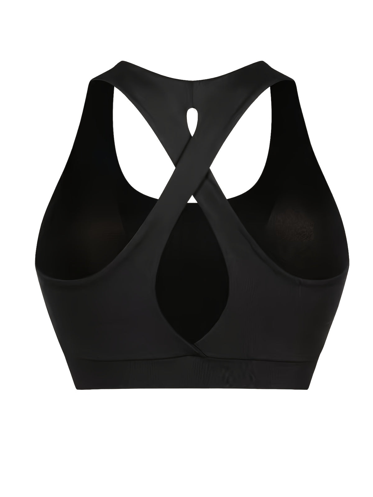 Racerback Tank, Bra & Pants 3 Piece Set - Black Purple