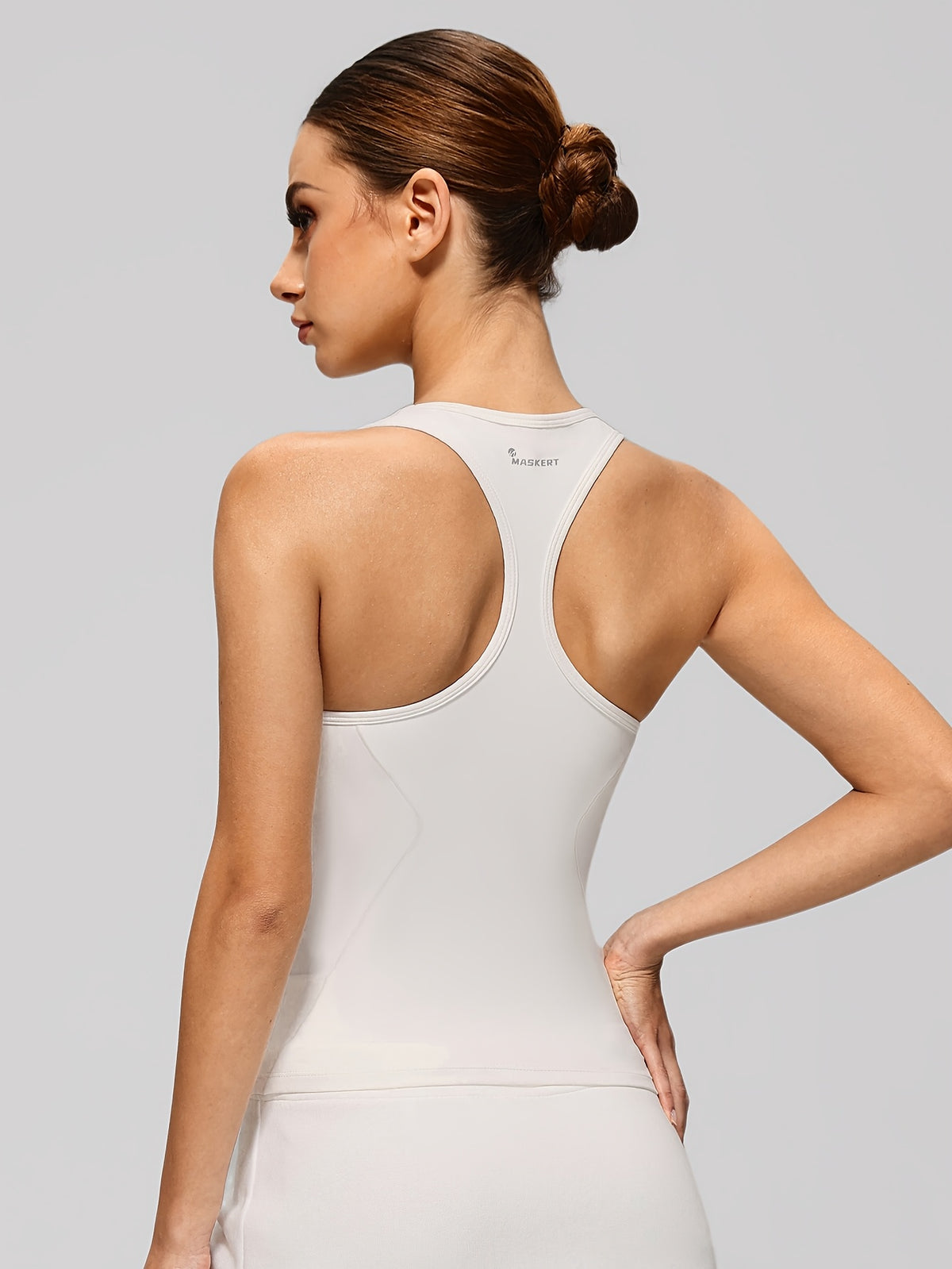 Form Fitting Sports Cami - Milky