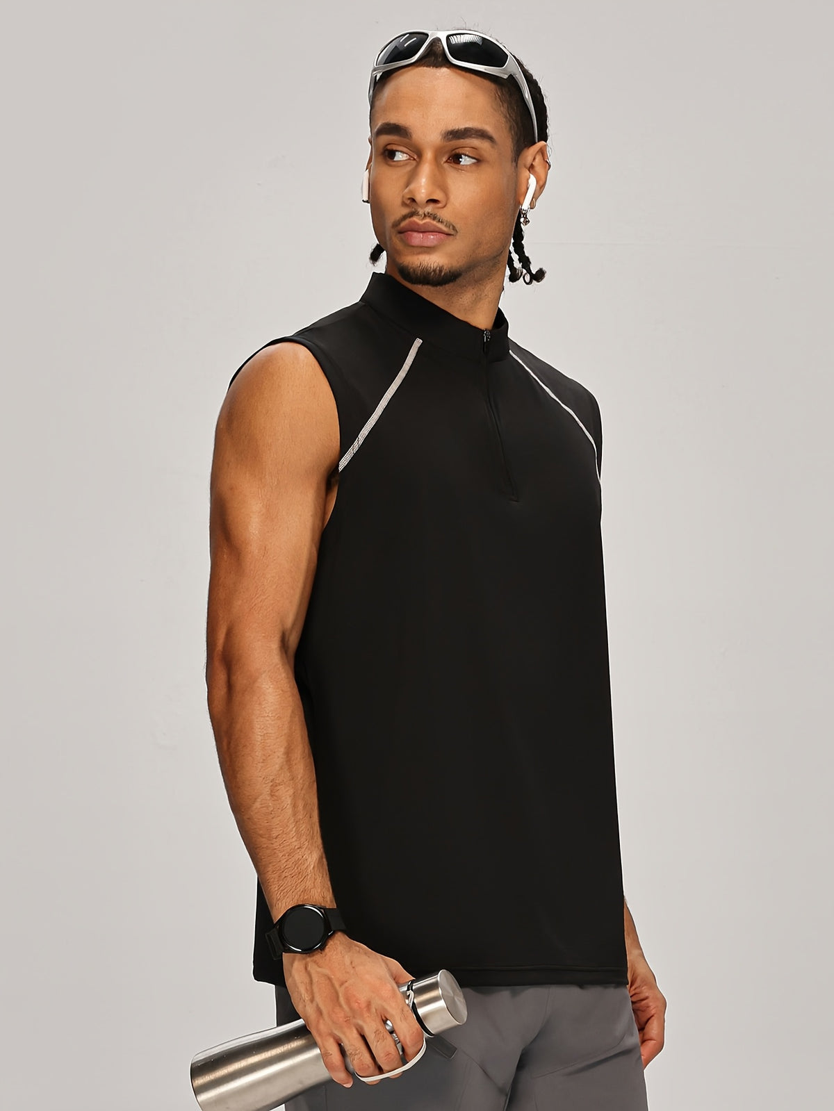 Men's Half Zip Training Vest