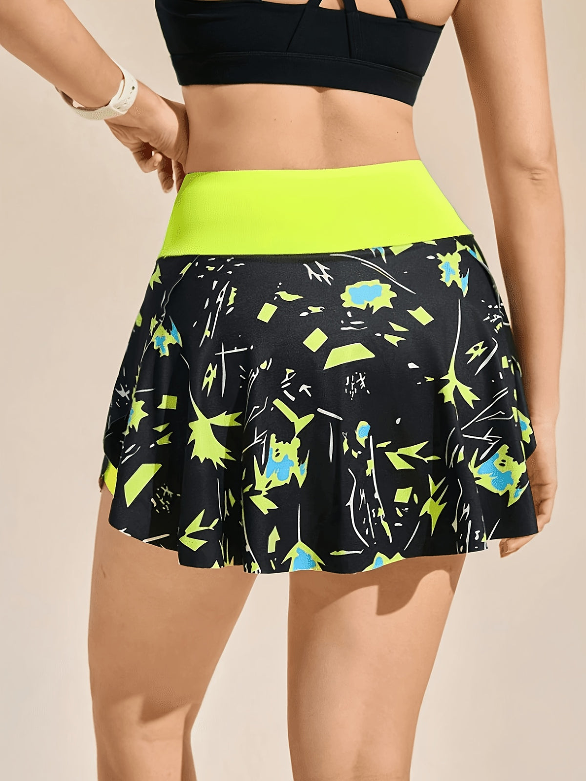 Print Pocket Tennis Skort - Print