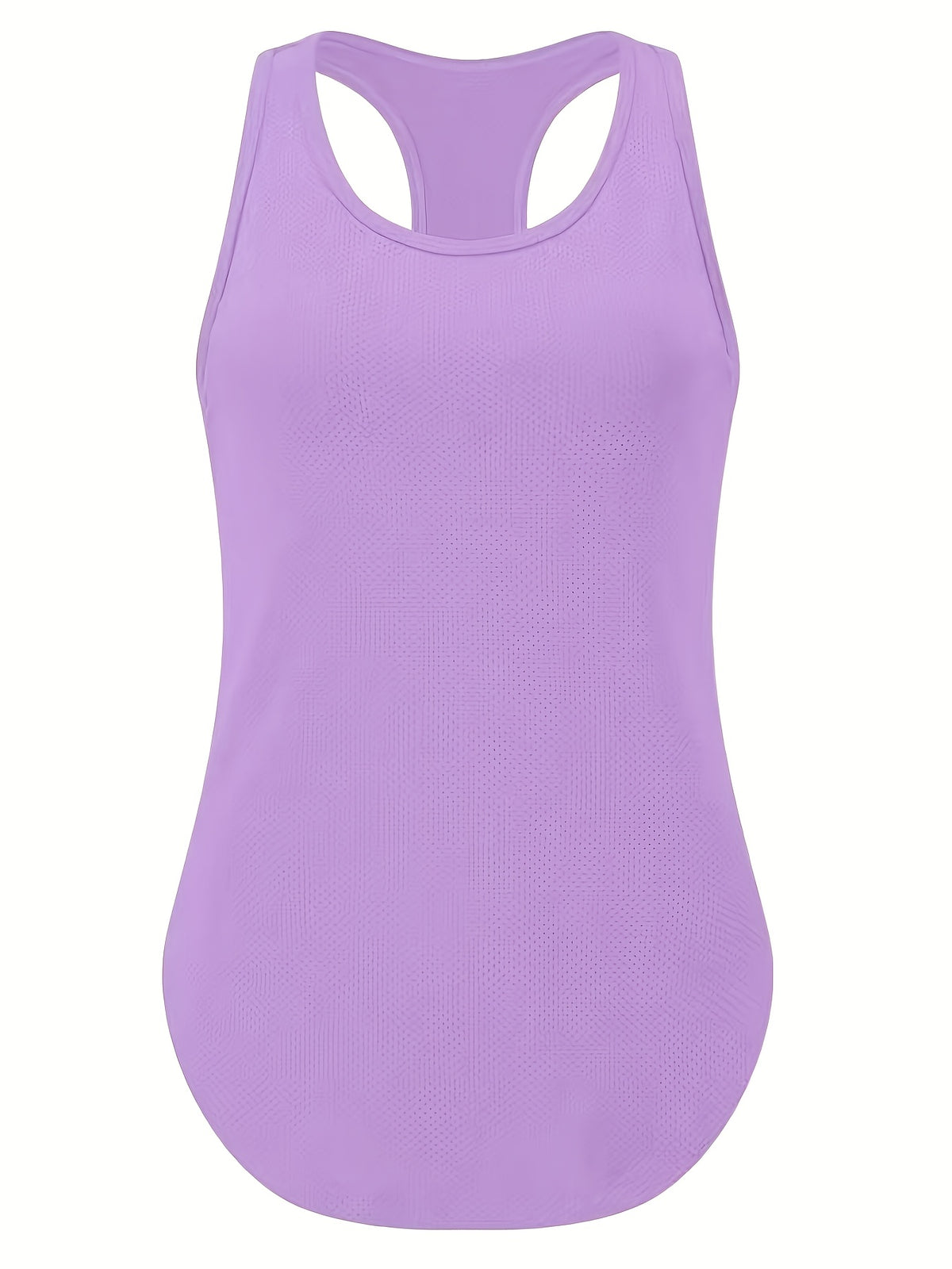 Racerback Tank, Bra & Pants 3 Piece Set - Black Purple